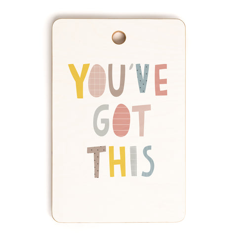 Alice Rebecca Potter Youve Got This Cutting Board Rectangle
