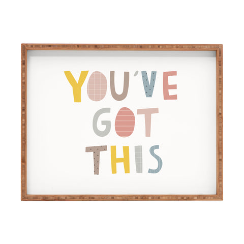 Alice Rebecca Potter Youve Got This Rectangular Tray