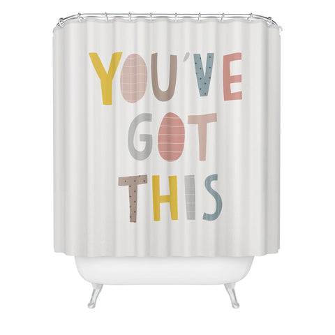 Alice Rebecca Potter Youve Got This Shower Curtain