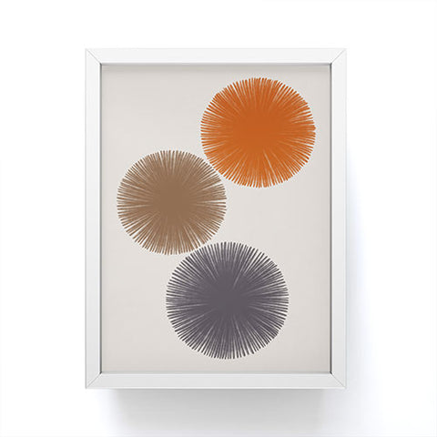 Alisa Galitsyna Abstract Circles III Framed Mini Art Print