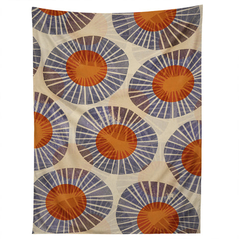 Alisa Galitsyna Abstract Linocut Pattern 2 Tapestry
