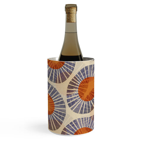 Alisa Galitsyna Abstract Linocut Pattern 2 Wine Chiller