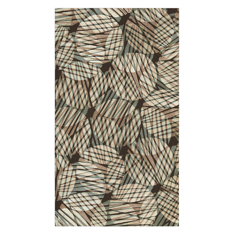 Alisa Galitsyna Abstract Linocut Pattern 5 Tablecloth