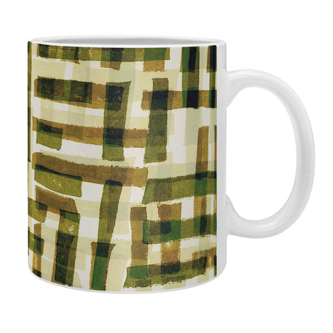 Alisa Galitsyna Abstract Linocut Pattern 6 Coffee Mug