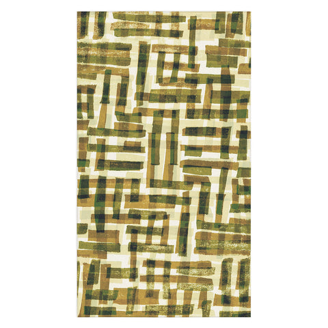 Alisa Galitsyna Abstract Linocut Pattern 6 Tablecloth