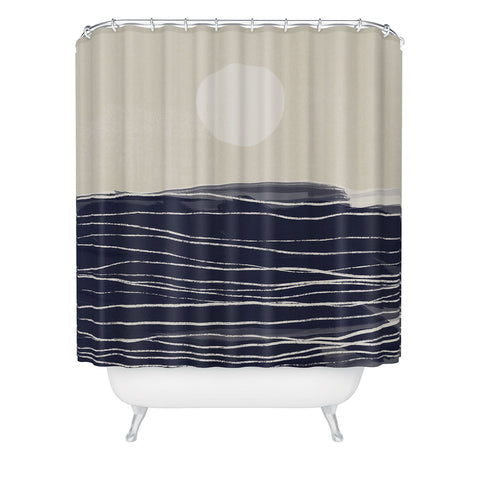 Alisa Galitsyna Abstract Seascape 2 Shower Curtain