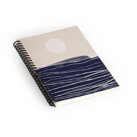 Alisa Galitsyna Abstract Seascape 2 Spiral Notebook