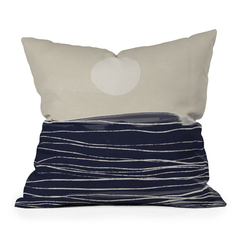 Alisa Galitsyna Abstract Seascape 2 Throw Pillow