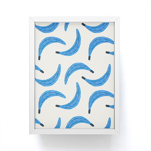 Alisa Galitsyna Blue Bananas Framed Mini Art Print