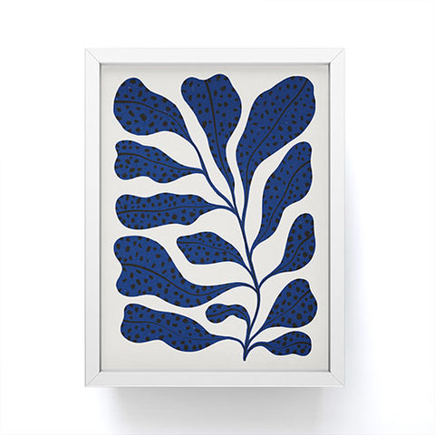 Alisa Galitsyna Blue Plant 2 Framed Mini Art Print