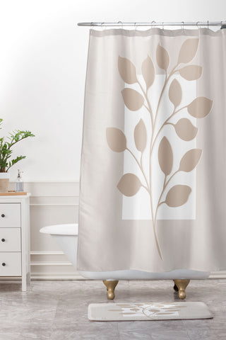 Alisa Galitsyna Branch II Shower Curtain And Mat