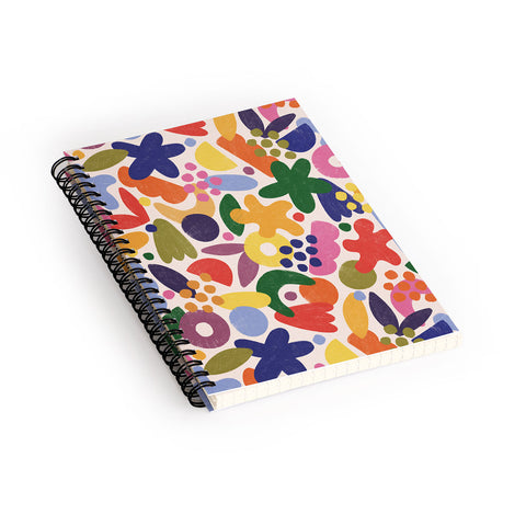 Alisa Galitsyna Bright Abstract Pattern 1 Spiral Notebook