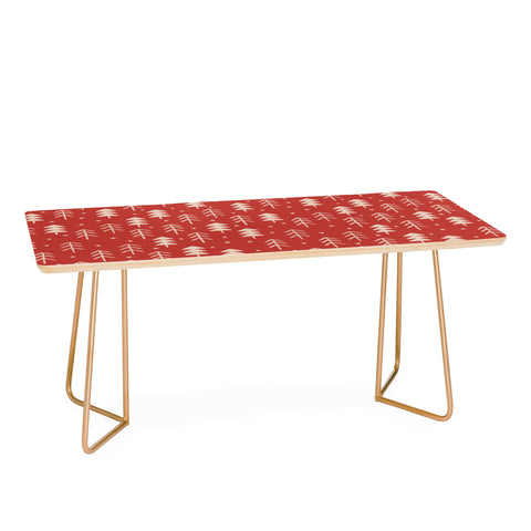 Alisa Galitsyna Christmas Forest Red Coffee Table