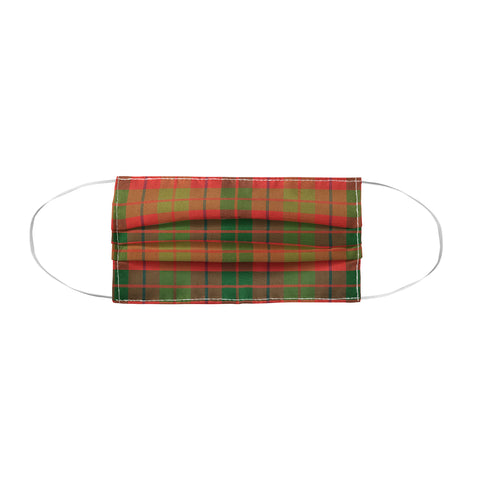 Alisa Galitsyna Christmas Plaid Green and Red Face Mask