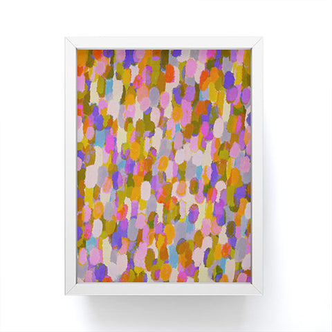 Alisa Galitsyna Colorful Brush Strokes Framed Mini Art Print