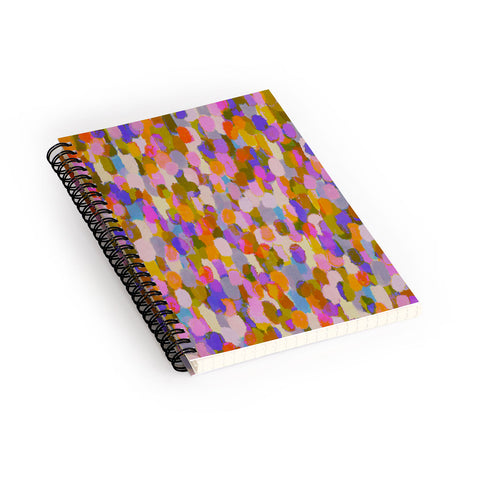 Alisa Galitsyna Colorful Brush Strokes Spiral Notebook