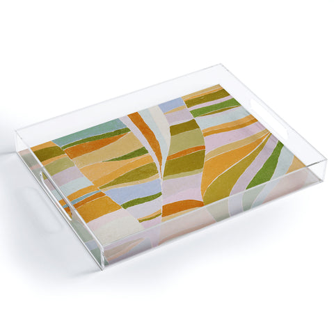 Alisa Galitsyna Colorful Flow Acrylic Tray