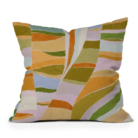 Alisa Galitsyna Colorful Flow Outdoor Throw Pillow