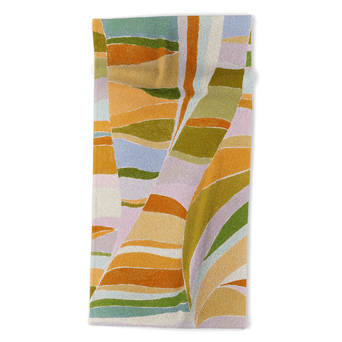 Alisa Galitsyna Colorful Flow Beach Towel