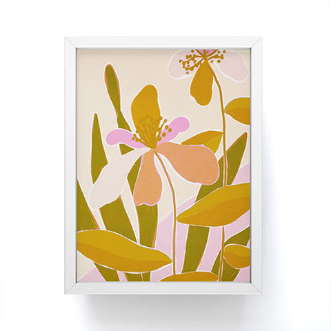 Alisa Galitsyna Colorful Iris Flowers Framed Mini Art Print