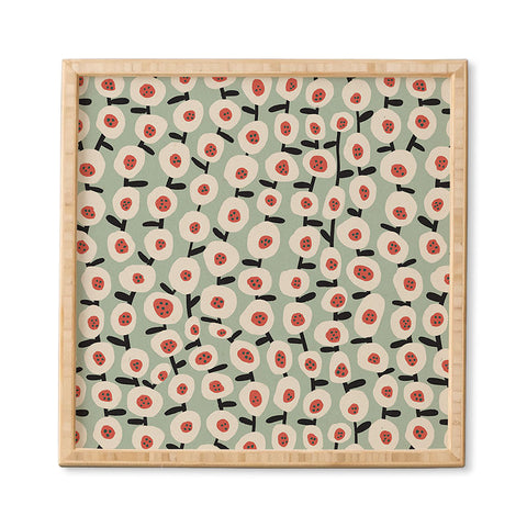 Alisa Galitsyna Dots and Flowers 1 Framed Wall Art