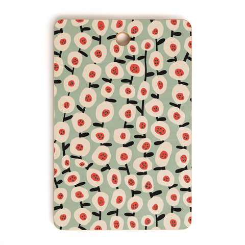 Alisa Galitsyna Dots and Flowers 1 Cutting Board Rectangle
