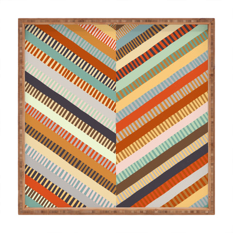 Alisa Galitsyna Fall Grandmothers Quilt II Square Tray