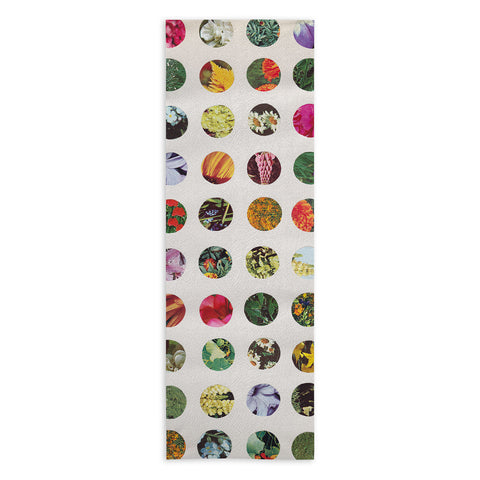Alisa Galitsyna Floral Circles Paper Pattern Yoga Towel