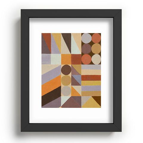 Alisa Galitsyna Geometric Shapes Colors 1 Recessed Framing Rectangle