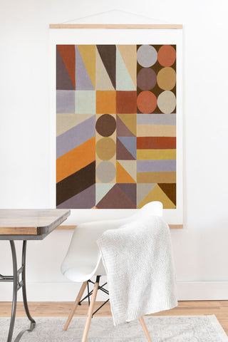Alisa Galitsyna Geometric Shapes Colors 1 Art Print And Hanger