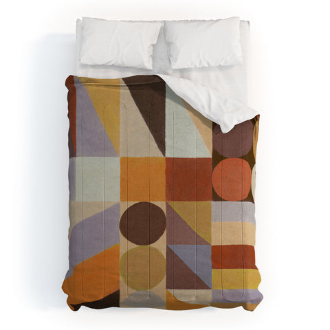 Alisa Galitsyna Geometric Shapes Colors 1 Comforter