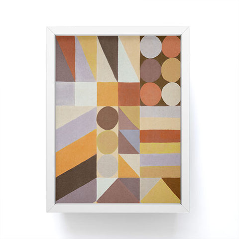Alisa Galitsyna Geometric Shapes Colors 1 Framed Mini Art Print
