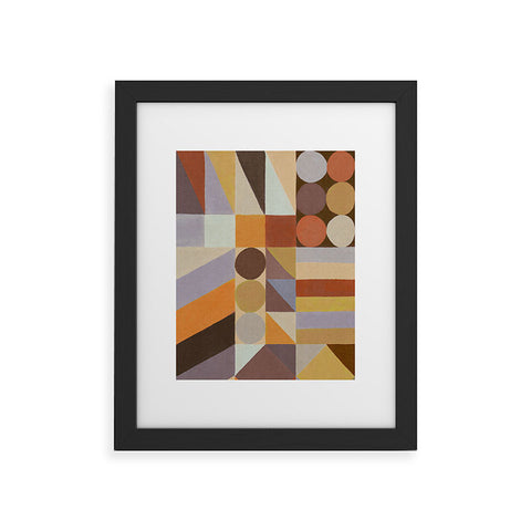 Alisa Galitsyna Geometric Shapes Colors 1 Framed Art Print