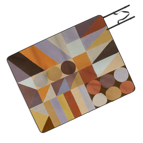 Alisa Galitsyna Geometric Shapes Colors 1 Picnic Blanket