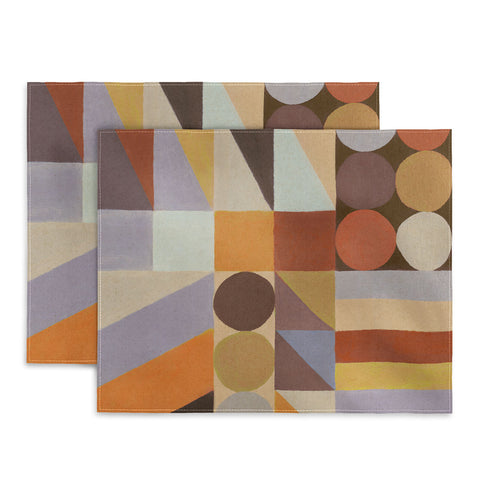Alisa Galitsyna Geometric Shapes Colors 1 Placemat