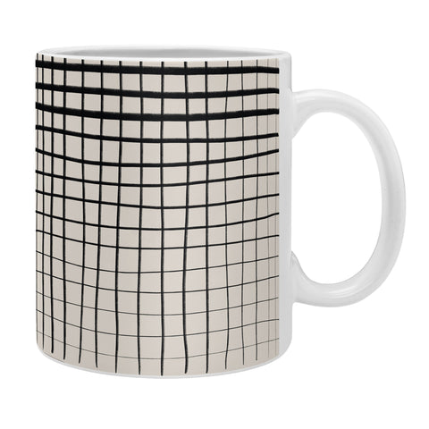 Alisa Galitsyna Hand Drawn Grid Coffee Mug