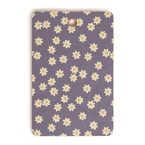 Alisa Galitsyna Lavender Tiny Flowers Cutting Board Rectangle