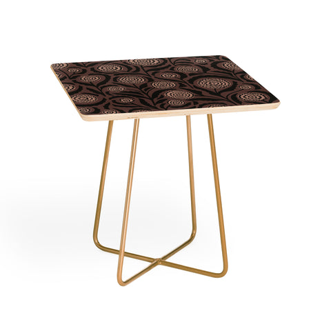 Alisa Galitsyna Midnight Floral Pattern 2 Side Table