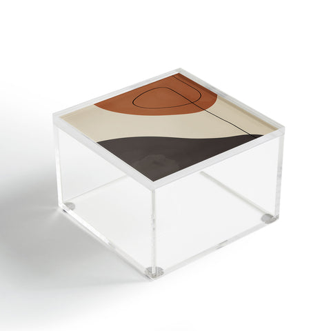 Alisa Galitsyna Modern Abstract Shapes 3 Acrylic Box
