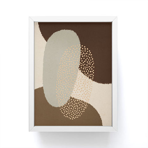 Alisa Galitsyna Modern Abstract Shapes 5 Framed Mini Art Print