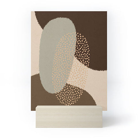 Alisa Galitsyna Modern Abstract Shapes 5 Mini Art Print
