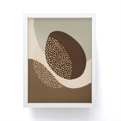 Alisa Galitsyna Modern Abstract Shapes 6 Framed Mini Art Print