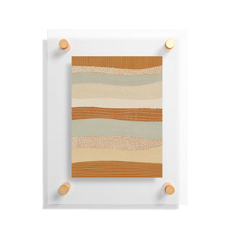 Alisa Galitsyna Neutral Abstract Pattern 5 Floating Acrylic Print