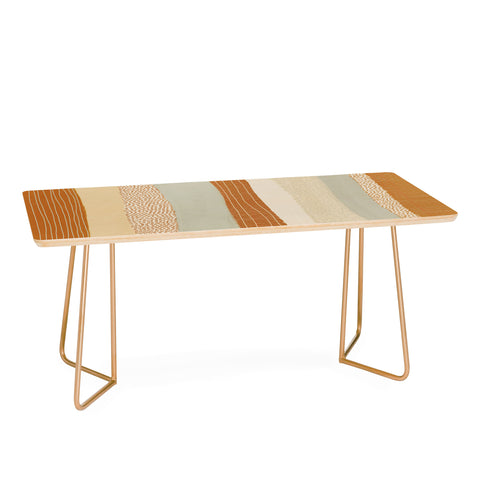 Alisa Galitsyna Neutral Abstract Pattern 5 Coffee Table