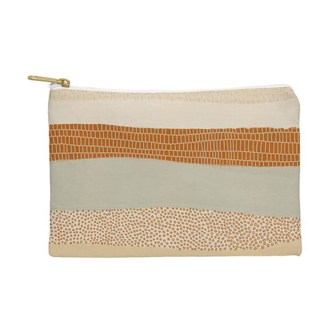 Alisa Galitsyna Neutral Abstract Pattern 5 Pouch