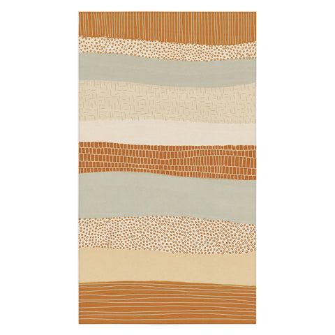 Alisa Galitsyna Neutral Abstract Pattern 5 Tablecloth