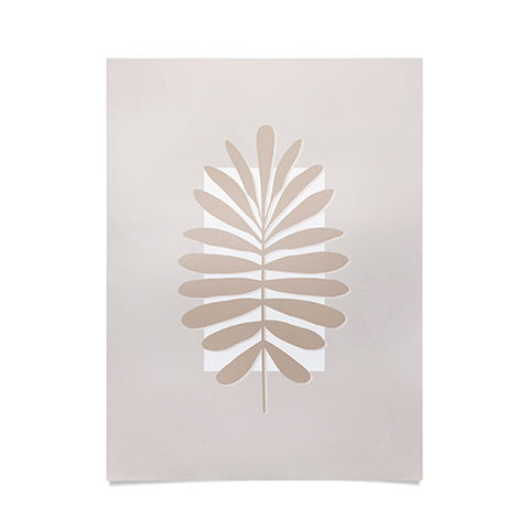Alisa Galitsyna Neutral Tropical Leaves Poster