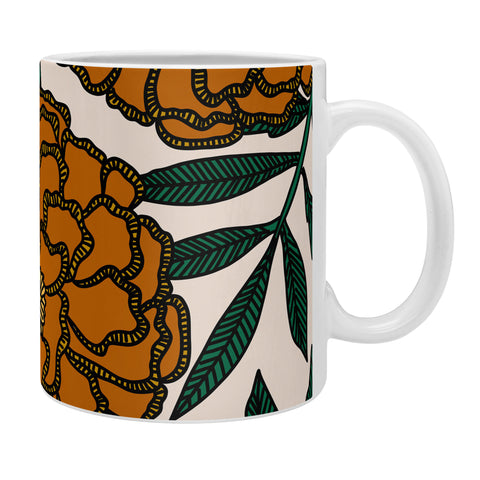 Alisa Galitsyna Orange Marigolds Coffee Mug