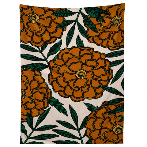 Alisa Galitsyna Orange Marigolds Tapestry