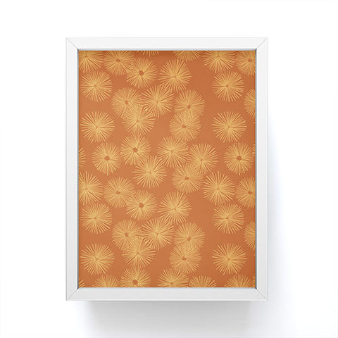 Alisa Galitsyna Orange Nasturtium Seamless Pat Framed Mini Art Print